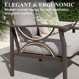 Wholesale Patio Loveseat, All-Weather Outdoor 2 Seats Sofa Couch