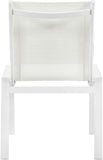 Nizuc - Outdoor Patio Dining Chair With White Frame (Set of 2)