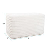 Universal Bench Cover Shar Pei White
