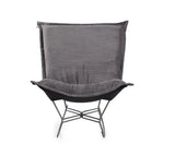 Puff Rocker Ottoman Pana Charcoal/Natural