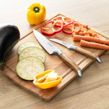 2-Piece Laguiole Vegetable Knife Set with Olive Wood Handles