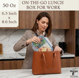 Moss & Stone 2-Piece Divided Glass Food Containers