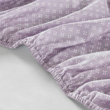 Watercolor Floral Comforter Set with Bed Sheets, Taupe