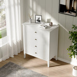 Elegant 5-Drawer Dresser Antique White For Bedroom