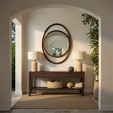 Ocular Oval Wood Mirror