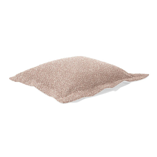Patio Scroll Puff Ottoman Cover & Cushion- Alicante Blush