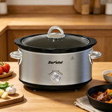 Slow Cooker 4QT, Mini Food Warmer with 3 Heating Settings