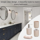Moss & Stone Modern Bathroom Accessories Set