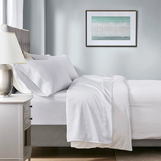 Thermal Management 1000 Thread Count Bed Sheets Set, White