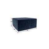 Komodo Navy Universal 36 Square Ottoman Cover