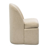 Cube-Inspired Dining Motion Chair, Taupe