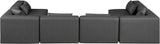 Cube - 6 Piece Modular Armless Sectional
