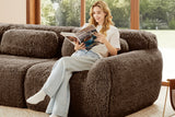 MELLOW 149" 4-Seater Sofa with 2 Ottomans
