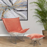 Puff Ottoman Cover & Cushion Pana Terra/Natural