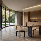 Conrad - Velvet Dining Chair With Black Legs