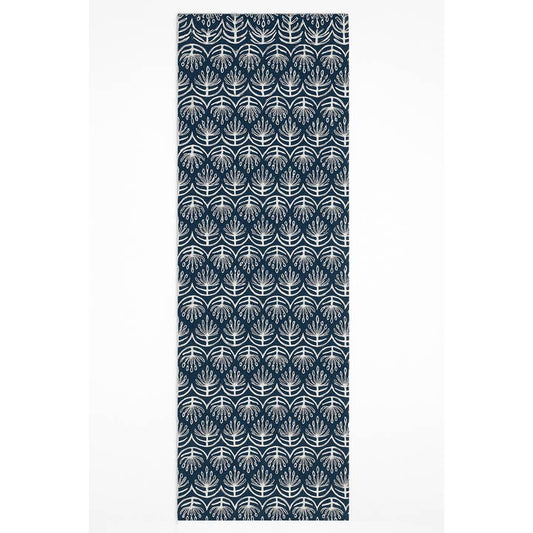 French Home Botanical Table Runner – Indigo