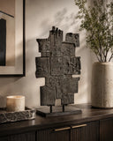 Patina Aged Brass Sculpture