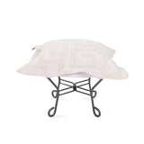 Indoor/Outdoor Puff Scroll Chair Syros Natural