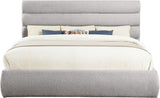 Adam - Boucle Fabric Bed With 52" Headboard