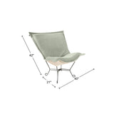 Komodo Sage Puff Chair and Frame