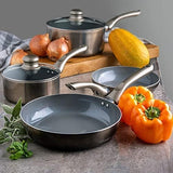 Moss & Stone 6-Piece Dark Grey Nonstick Cookware Set