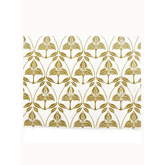 French Home Set of 4 Orchid Placemats - Chartreuse