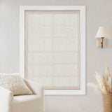 Total Blackout Cordless Roman Shade Linen