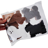 Cute Dog Shape Kitchen Cleaning Sponge Set 4pcs