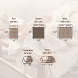 Queen Size Heated Blanket, Dual Control Electric Throw