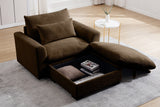 PERTH 51" Single Sofa with 1 Ottoman