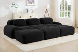 MIA 117'' 3-Seater Sofa with 3 Ottomans