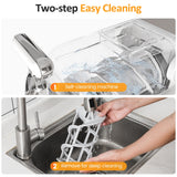 Single-Tank Slushie Maker with Rapid Chill,Self-Clean,5 Mode