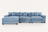 DESEO 130" 3-Seater with 1 Ottoman