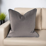 Qivuit Gray 20x20 Poly Filled Pillow