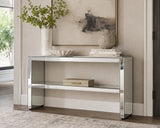 Mirror on Mirror Console Table