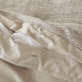 Nuetual Ivory Modern Polyester Chenille Comforter Set