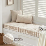 Poly Chenille Tufted Square Floor Pillow Cushion