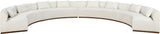 Avanti - Chenille Fabric Upholstered 4 Piece Modular Sectional