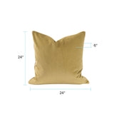 Qivuit Green 24x24 Down Filled Pillow