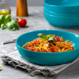 Kook Ceramic Pasta Bowls 40 oz, Set of 4