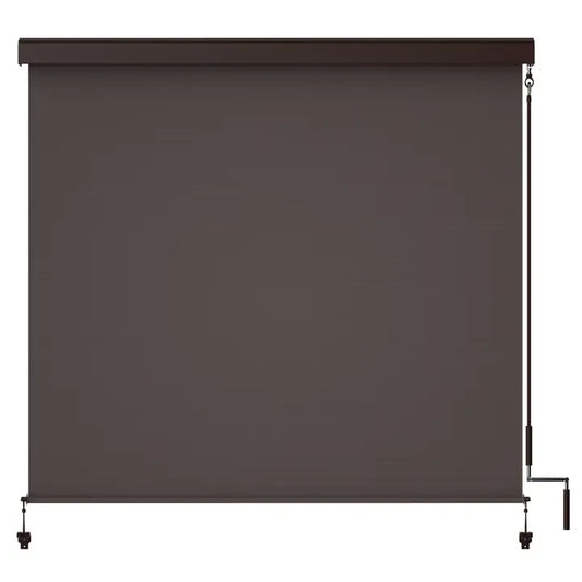 Cordless Outdoor Blinds with Crank Handle 95% Uv Protection