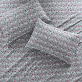 Wholesale Ski Jump Novelty Printed Soft Cotton Flannel Sheet Set, Grey