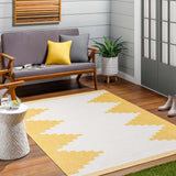 Djugun Yellow Outdoor Rug - Clearance