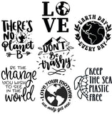 Earth Day Laser Engraved Sleeves