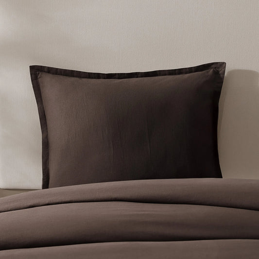 Egyptian Cotton - European Linen Single Sham Earth