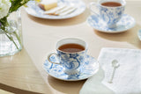 Blue Blossom Porcelain Tea Cup & Saucer, 7oz