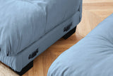 CLOUDIES 134" 3 Seater Sofa with 1 Ottoman