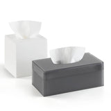 4pc Hand-Painted Clear Resin Bath Decor Set, Charcoal Mist