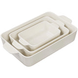 Kook Ceramic Baking Dishes Set of 3