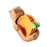 Capybara Ceramic Sauce Dish Set Cute Dip Bowls